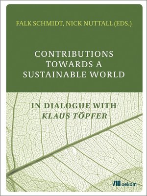 cover image of Contributions Towards a Sustainable World